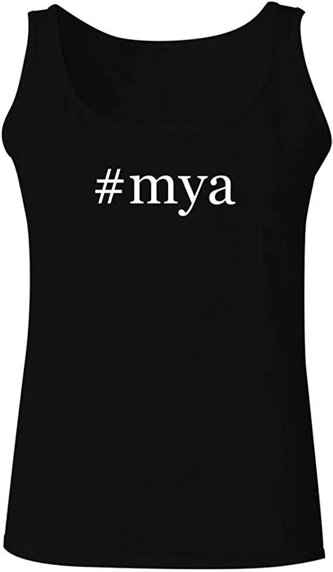 Mya Womens Hashtag Soft Graphic Tank Top Clothing