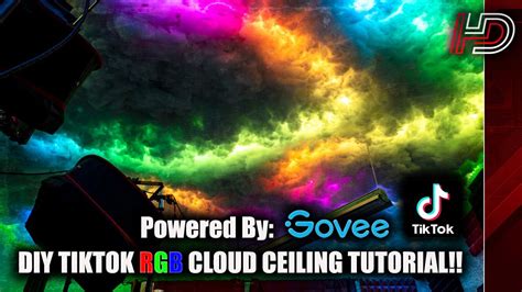 How To Create The Tiktok Rgb Cloud Ceiling Powered By Govee