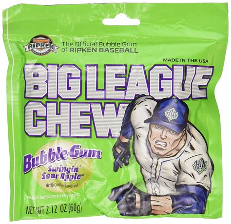 Big League Chew Bubblegum Swingin Sour Apple 212 Oz