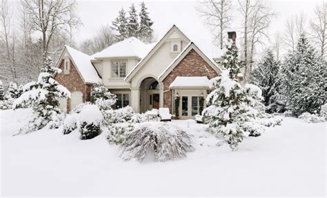 Suburban House In The Snow Gluten Free Lifestyle