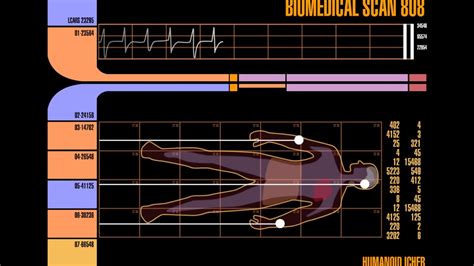 Star Trek Lcars Biomedical Scan 808 Youtube