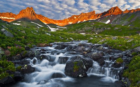 Free Download Lake Basin At Dawn San Juan Mountains Colorado Desktop