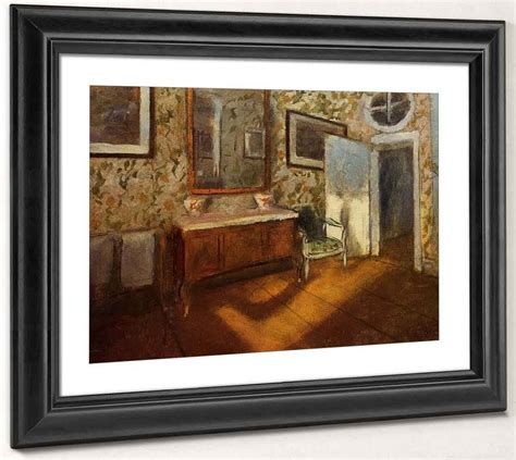 Interior At Menil Hubert By Edgar Degas Print Or Painting Reproduction
