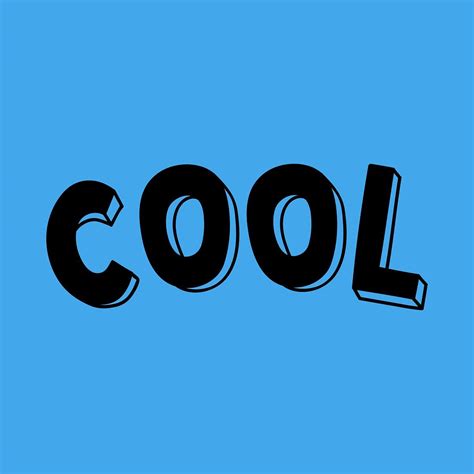 Cool Word Art Vector Typography Free Image By Cotton