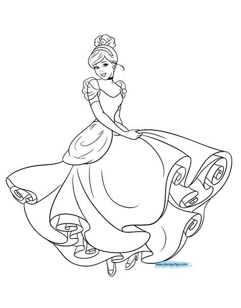 Cinderella Coloring Pages Stepmother Drawing Animation Movies 4148