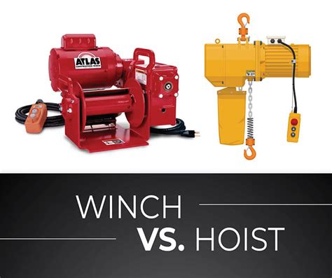 The Difference Between A Winch Vs Hoist Explained Thern® Winches