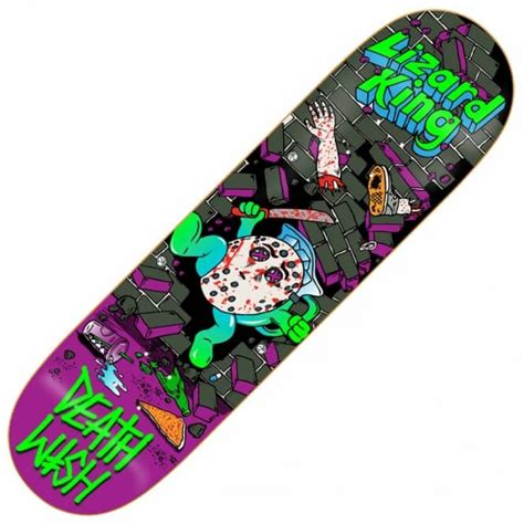 Deathwish Skateboards Lizard King Death Toons Skateboard Deck 7875