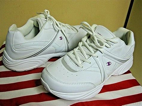 New Champion Womens White Sneakers Walking Tennis Shoes