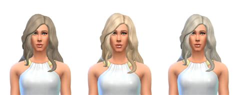 Busted Pixels Long Wavy Classic Colors Sims Hairs
