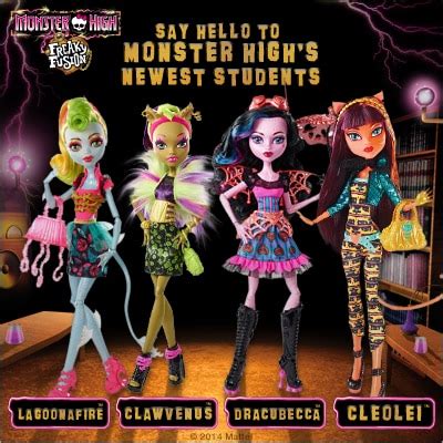 Meet The Monster High Freaky Fusion Dolls A Magical Mess