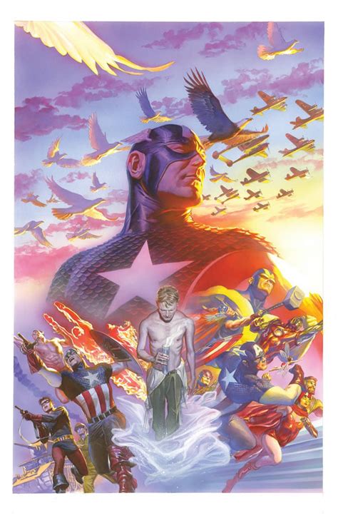 Captain America 22 Alex Ross Variant Comic Art Community Gallery Of