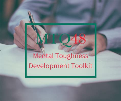 Mental Toughness Development Toolkit Mtq48 Aqr International