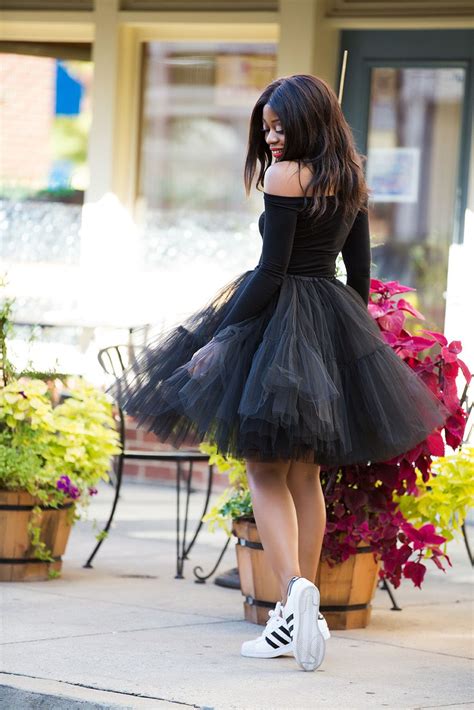 Tulle Skirt And Sneakers Jadore Tulle Skirts Outfit