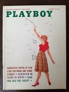Playboy Magazine October Elaine Reynolds Elaine Stewart VERY GOOD