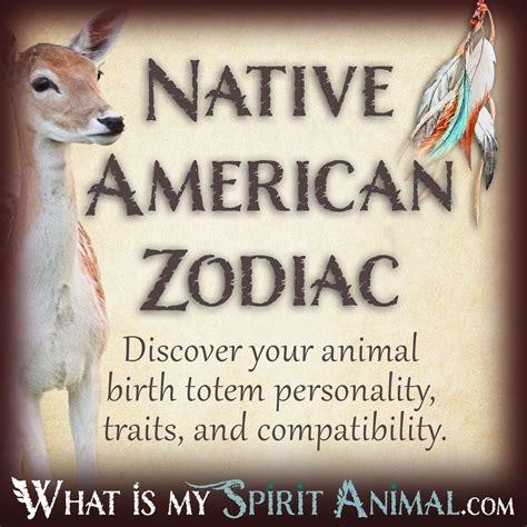 Native American Zodiac Compatibility Chart A Visual Reference Of