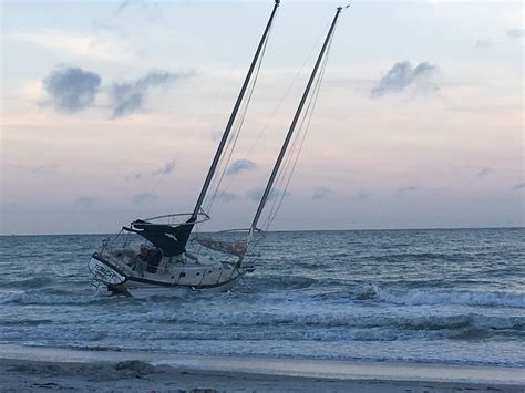 Man Rescued After Sailboat Runs Aground Pinellas Beaches Fl Patch