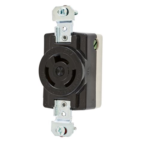 Locking Devices Twist Lock® Industrial Flush Receptacle 20a 3 Phase