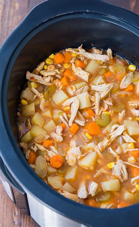 Even your pickiest eaters will love it. Crock Pot Spicy Chicken Soup Recipe - Easy Spicy Chicken Stew