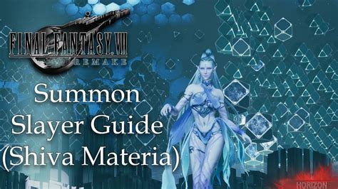 Instead of trying to stuff every blood pact and avatar into the macro set, book 1 set 5 is a hub of activity. FINAL FANTASY 7 REMAKE - Summon Slayer Trophy/ Achievement Guide | Shiva Materia Location - YouTube