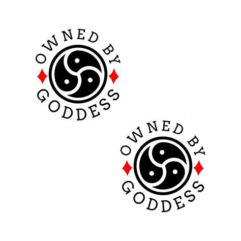 2 Sexy Temporary Tattoos Owned By Goddess Triskelion Symbol For Slave Erotic Bdsm Kinky Body Art