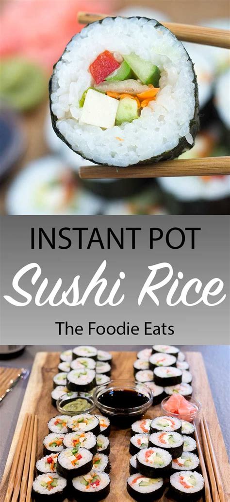 Perfect Instant Pot Sushi Rice Recipe Sushi Rice Instant Pot Sushi