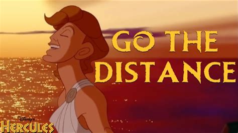 Go The Distance Lyrics Hercules Youtube