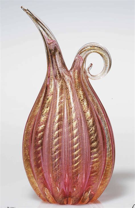 Murano Glass Pitcher Cordonati Oro Barovier And Toso Vetri Antique On Sale Online