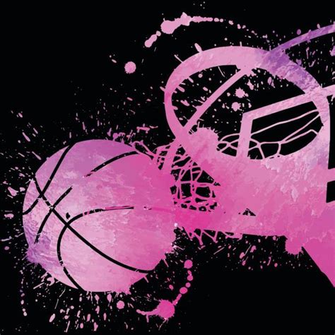 Pink Basketball Illustrations Royalty Free Vector Graphics And Clip Art