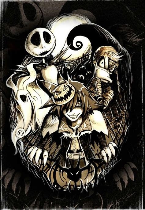 Kingdom Hearts And Nightmare Before Christmas Kingdom Hearts Wallpaper