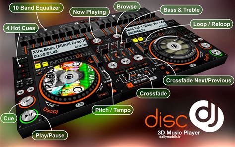 Smartphones and tablet pc's, supporting hardware accelerated video decoding, automatic subtitle. دانلود برنامه پخش موسیقی DiscDj 3D Music Player - Dj Mixer ...