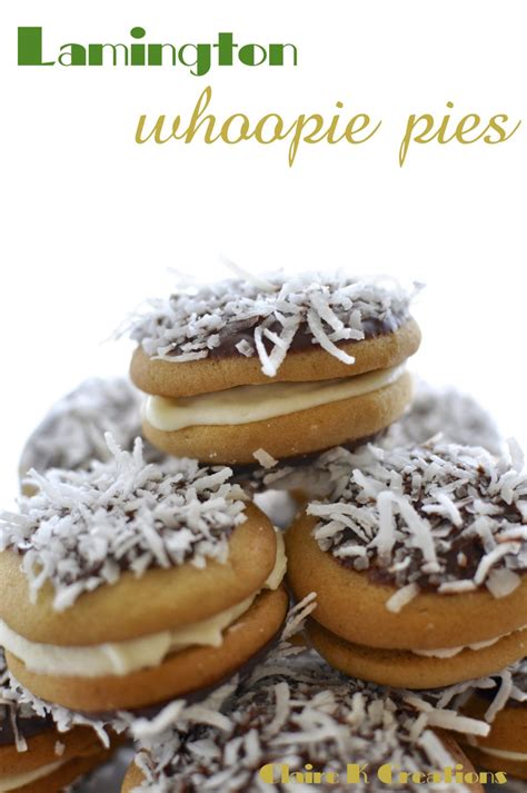 Why is this lamington so dry? Lamington whoopie pies - Claire K Creations