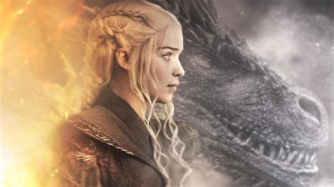 Daenerys Targaryen Dragon In Game Of Thrones 4k Wallpapers Hd