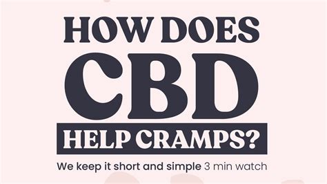 How Does Cbd Help Period Cramps Youtube