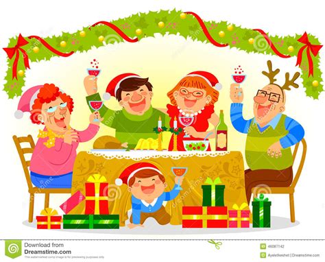 Doesn`t matter what country on this planet you find yourself in. Family Christmas Dinner Clipart - Clipart Suggest