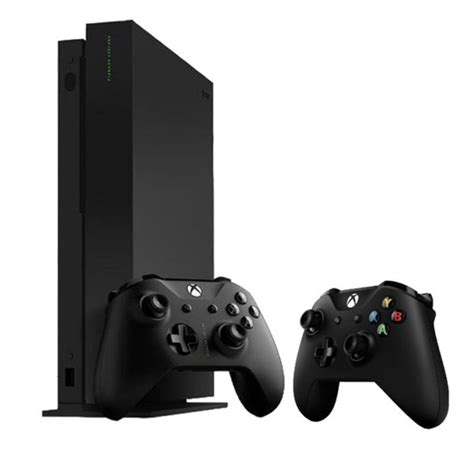 Microsoft Xbox One X 1tb Console With 2 Controllers Model Cyv 00013 6cl 00002 Black Izydealz
