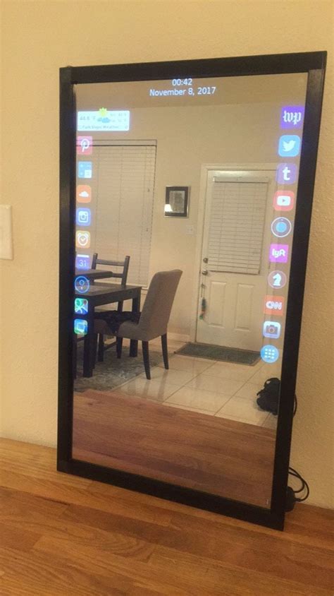 Maybe you would like to learn more about one of these? Eve Smart Mirror Turned On | Smart mirror diy, Smart home technology, Home