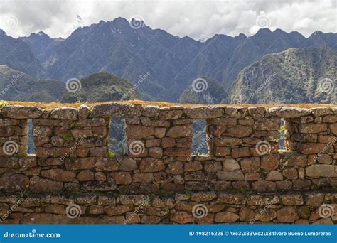 Architecture And Details Of The Inca Constructions In Machu Picchu