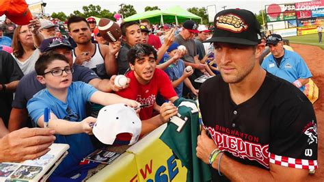 Tim tebow worked out for baseball scouts on tuesday, and several new york yankees commented on the outing. Tim Tebow: 'I'm a work in progress' in baseball