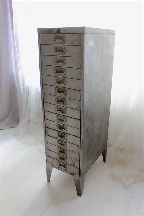 Tall And Narrow Reclaimed Vintage Urban Industrial 1940s Stripped Steel