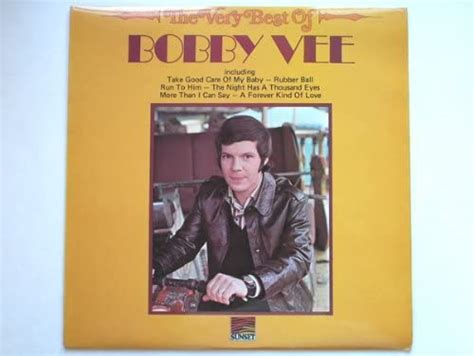 Vee Bobby The Very Best Of Bobby Vee Lp Sunset Sls50271 Exex 1970s Uk Cds And Vinyl