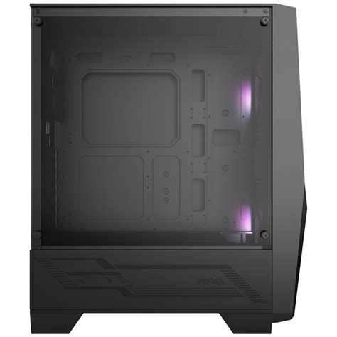 Msi Mag Forge 100r Rgb Tempered Glass Mid Tower Atx Case Mag Forge