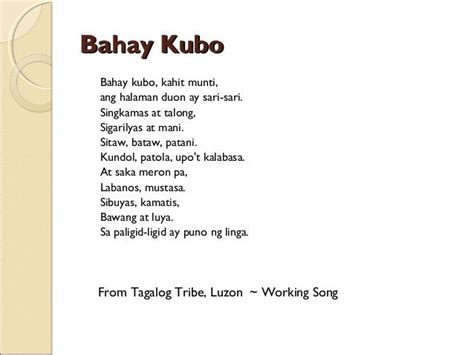 What Is Chant In Tagalog Mga Paksa