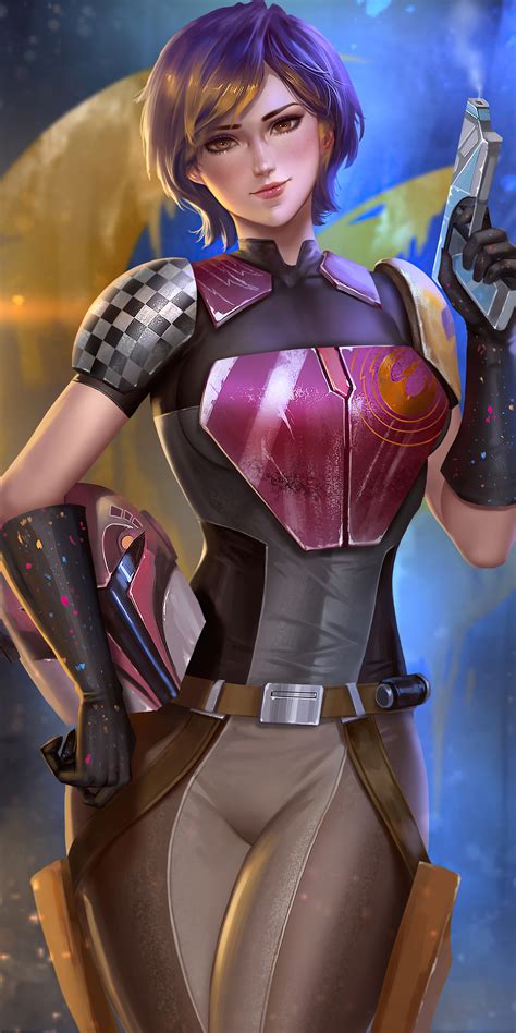 1080x2160 Sabine Wren From Star Wars Rebels 4k One Plus 5thonor 7xhonor View 10lg Q6 Hd 4k