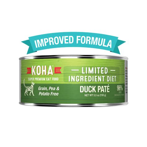 Contains (1) 5 pound bag of dry. Koha Limited Ingredient Duck Pate For Cats | Pet Food and ...