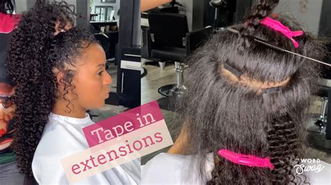 Undetectable Tape In Hair Extensions Youtube