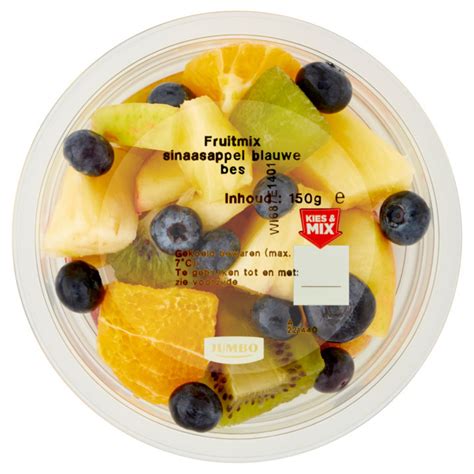 Jumbo Fruitmix Sinaasappel Blauwe Bes G Aanbieding Bij Jumbo