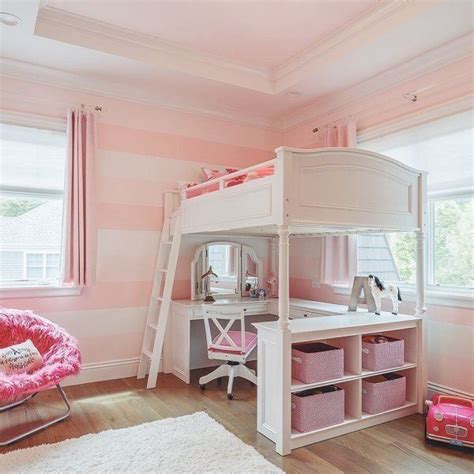 Chelsea Vanity Loft Bed Girl Bedroom Designs Girls Loft Bed