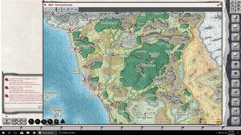Map Of The Sword Coast Maps Catalog Online