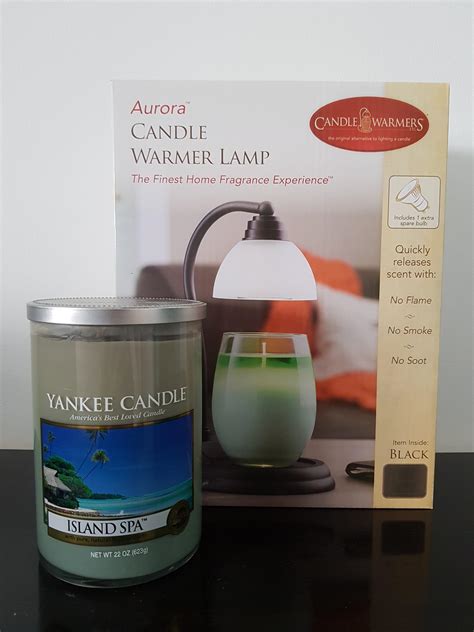 Aurora Candle Warmer Lamp Yankee Candle Island Spa Furniture