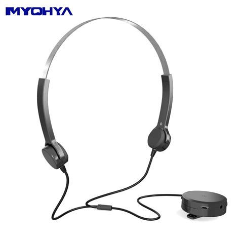 This means it is useful for conductive and mixed hearing losses. MYOHYA Optimum Bone Conduction Headphones Hearing Aids ...